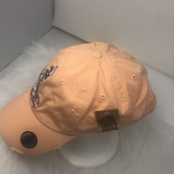 KBETHOS Vintage Bugs Bunny Distressed Dad Hat Peach Adjustable Looney Tunes NWT main image 10
